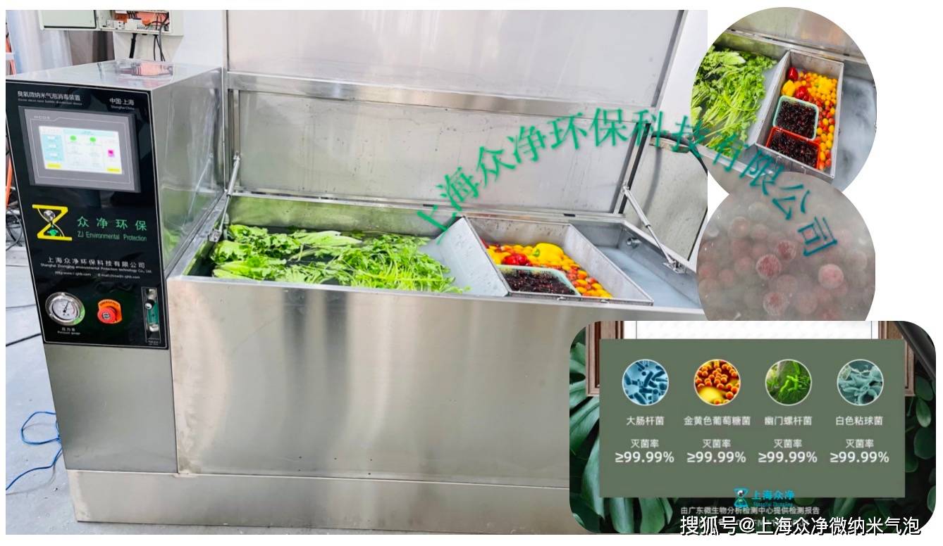 预制菜清洗消毒超氧微纳米气泡发生器清洗机_进行_技术_设备