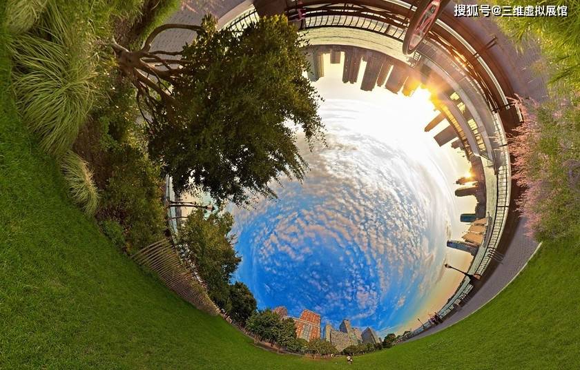 上下360°, 左右360°移动,无死角观看,形成了720°vr全景,让体验