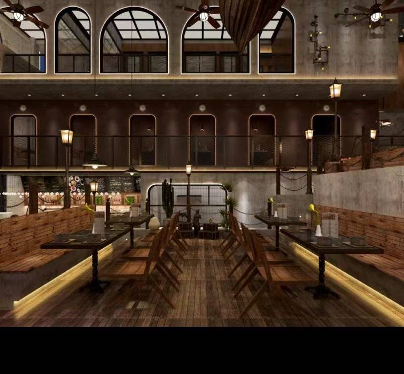 俄式餐厅大白鹅苏晗餐饮空间设计①