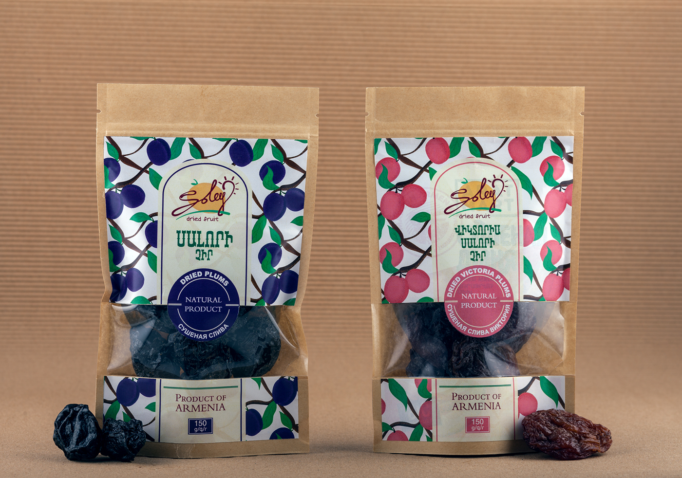 soley果干包装设计欣赏