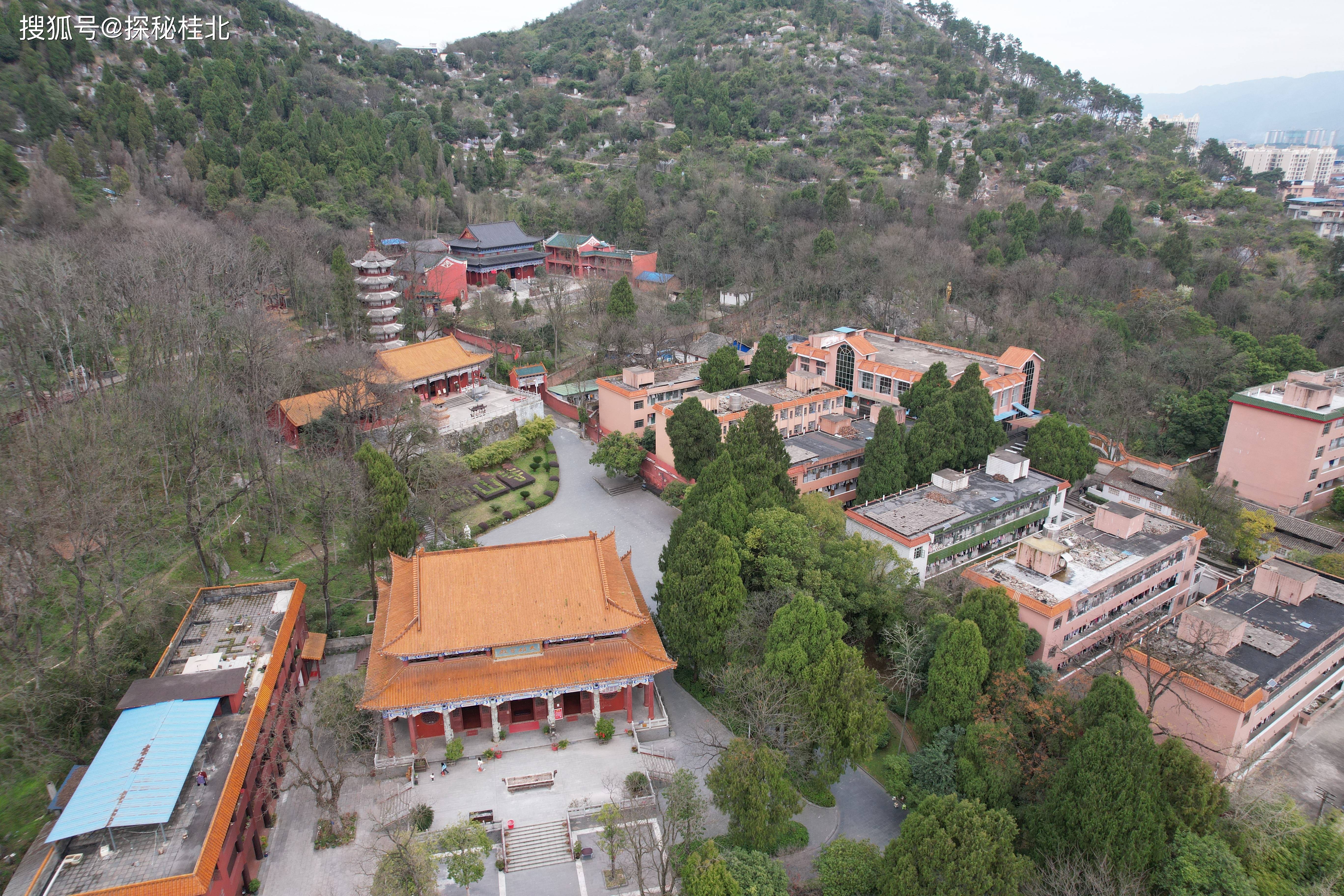 航拍楚南第一名刹广西全州湘山寺