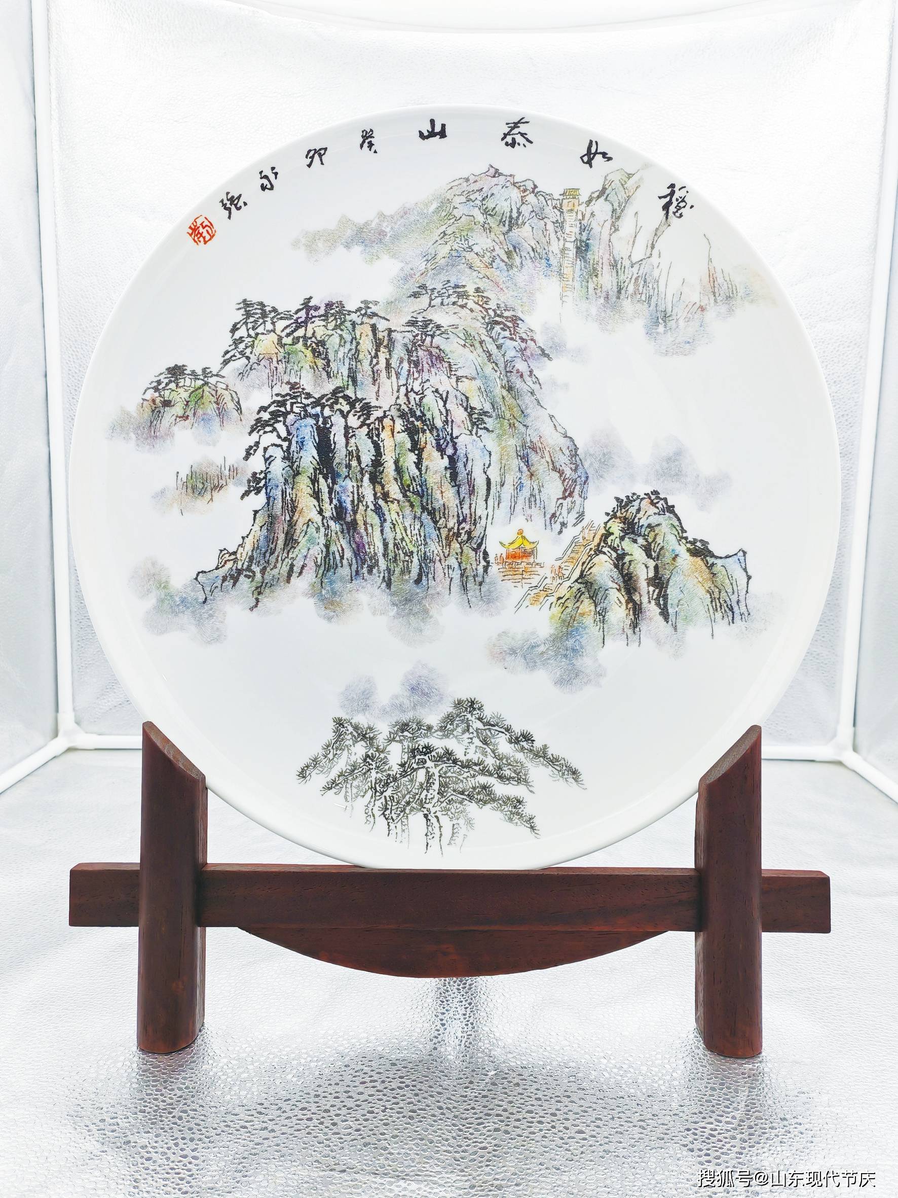 艺术刘永强刻瓷盘艺术欣赏