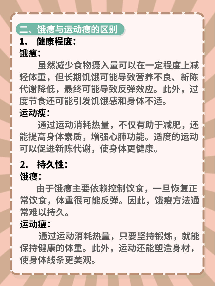 揭秘饿瘦与运动瘦：哪种方式更健康、更有效？-搜狐大视野-搜狐新闻