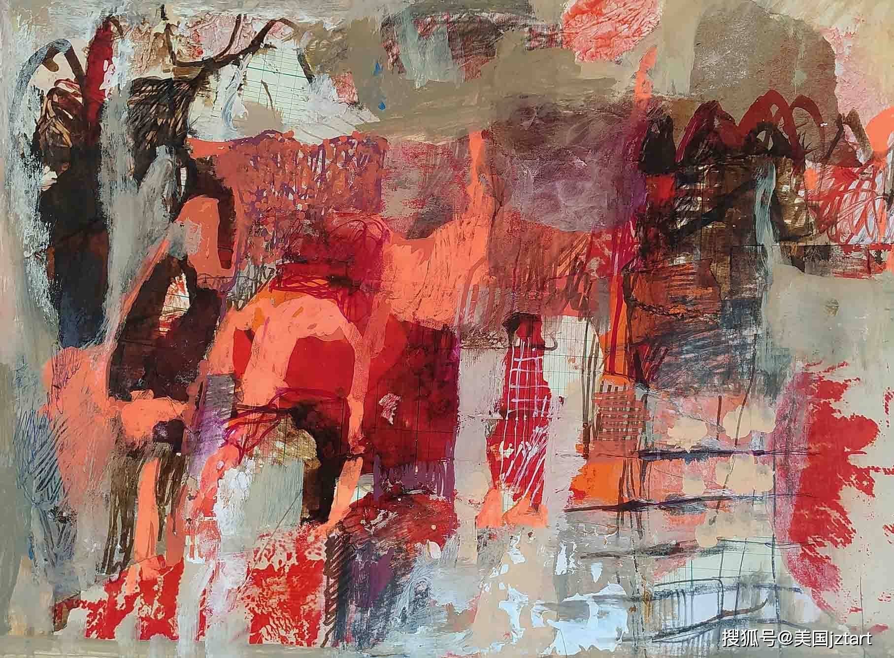 抒情式的抽象法国当代画家克莱尔梅里乔clairemérigeau