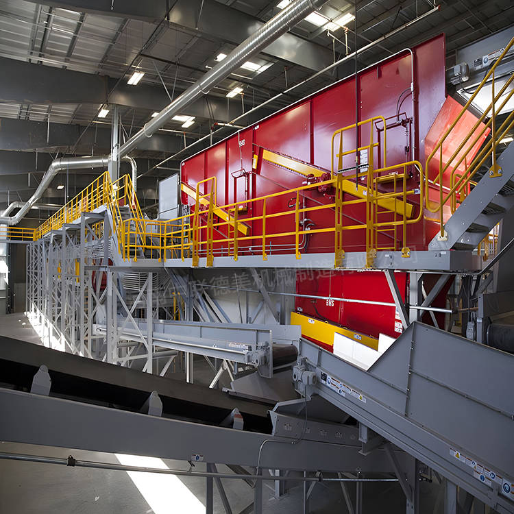 陈腐垃圾自动筛分设备湖北鄂州陈腐垃圾处理设备中联德美