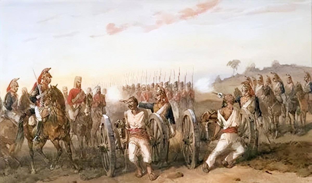 印度人罕见地硬了一回,事后遭报复被绑炮口轰碎_英国_士兵_殖民地