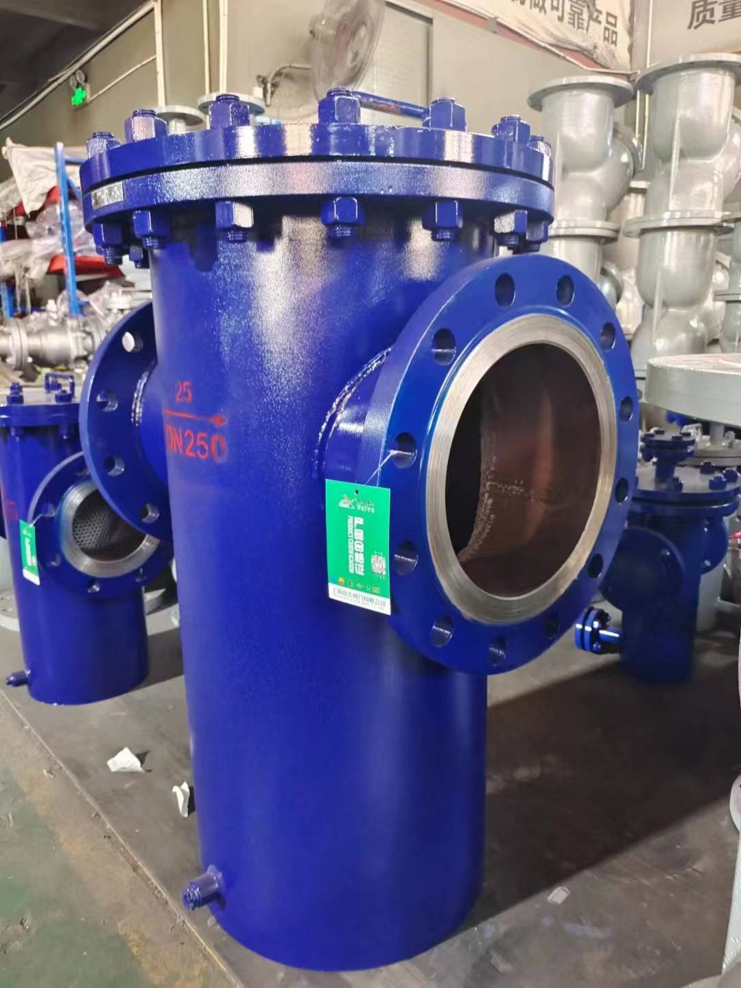 直通篮式过滤器,产品采用sh/t 3411-2017标准