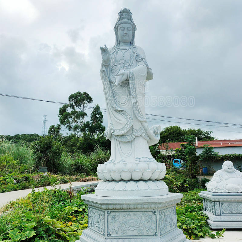 崂山华严寺观音像迁移图片