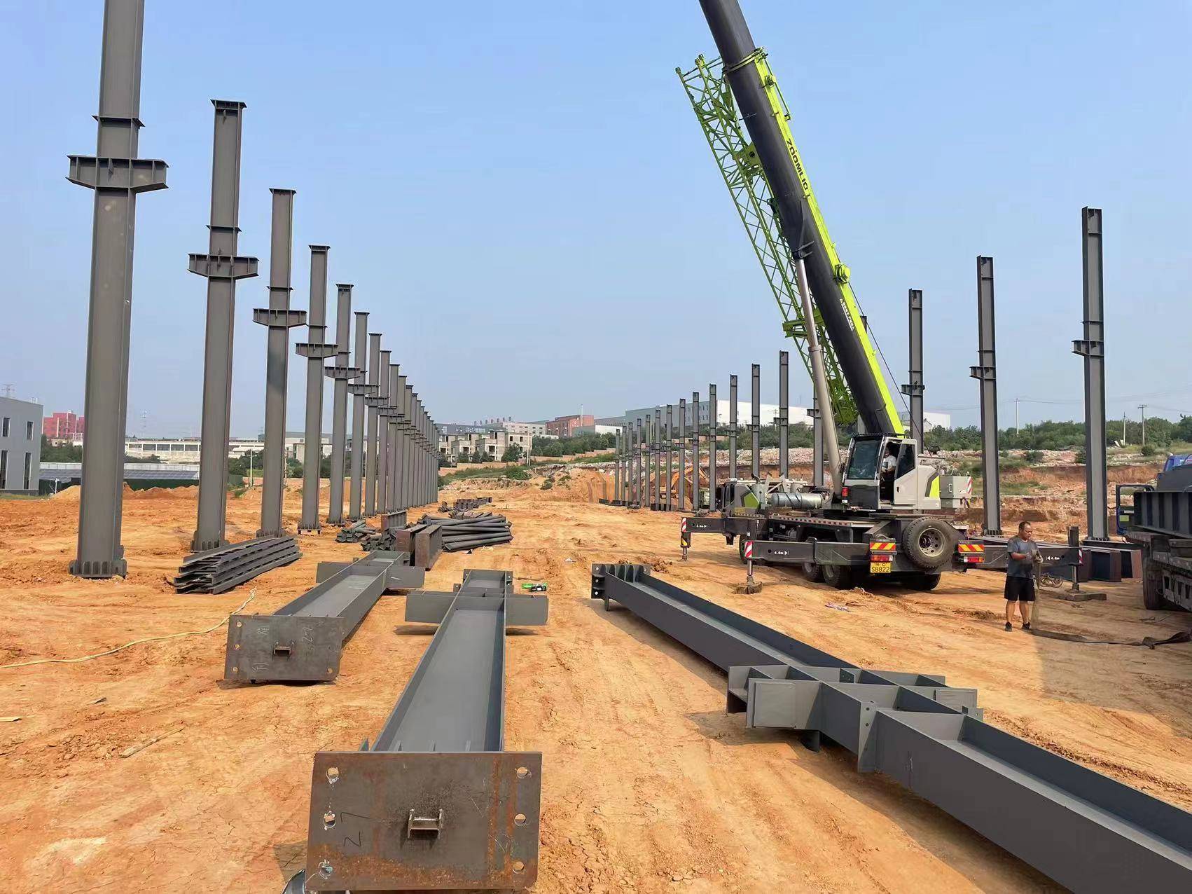 钢结构厂房的立柱放的时候为什么要放垫片?