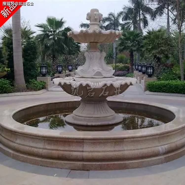 几种常见石雕喷泉样式