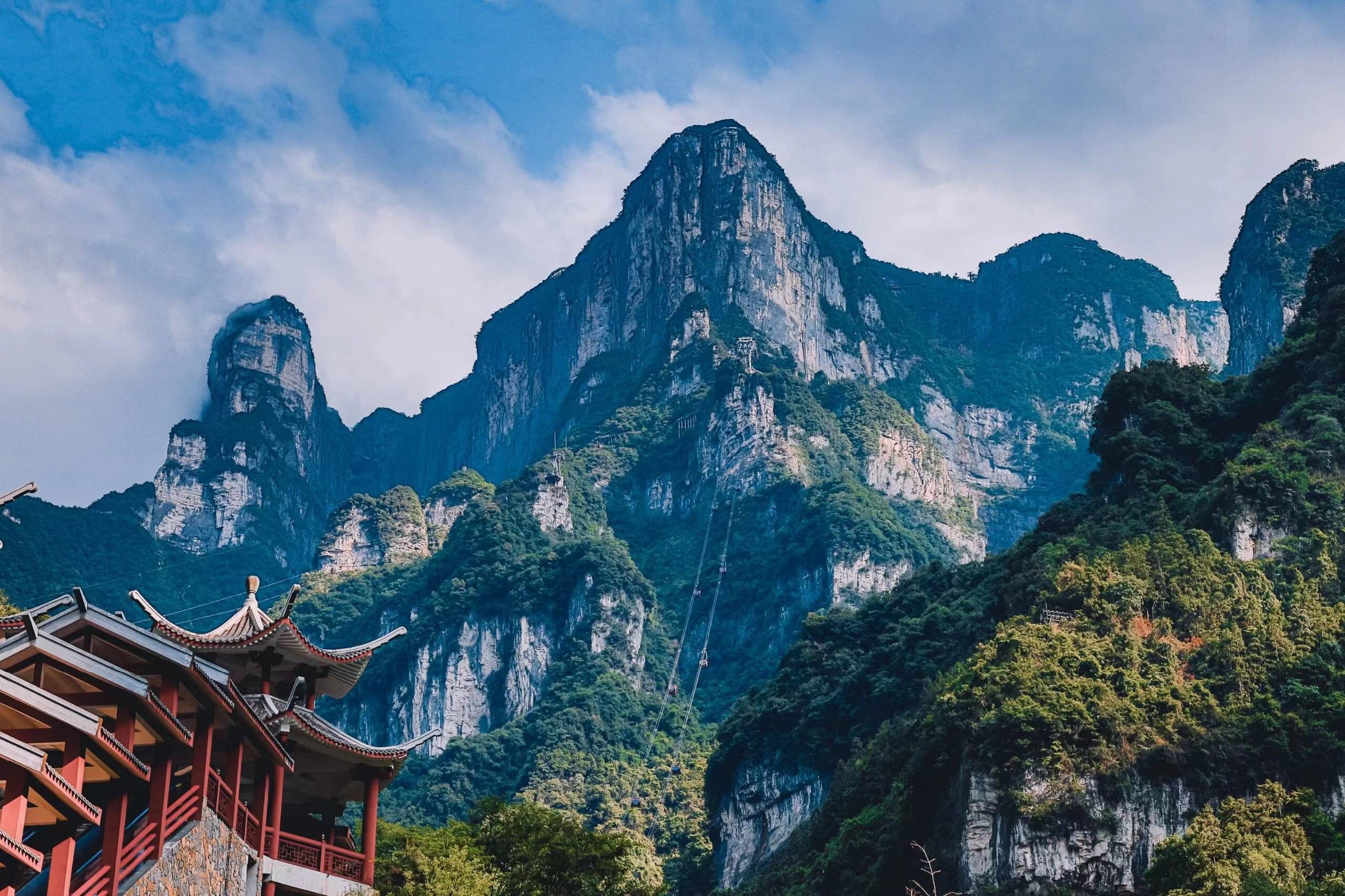 张家界风景图真实图片