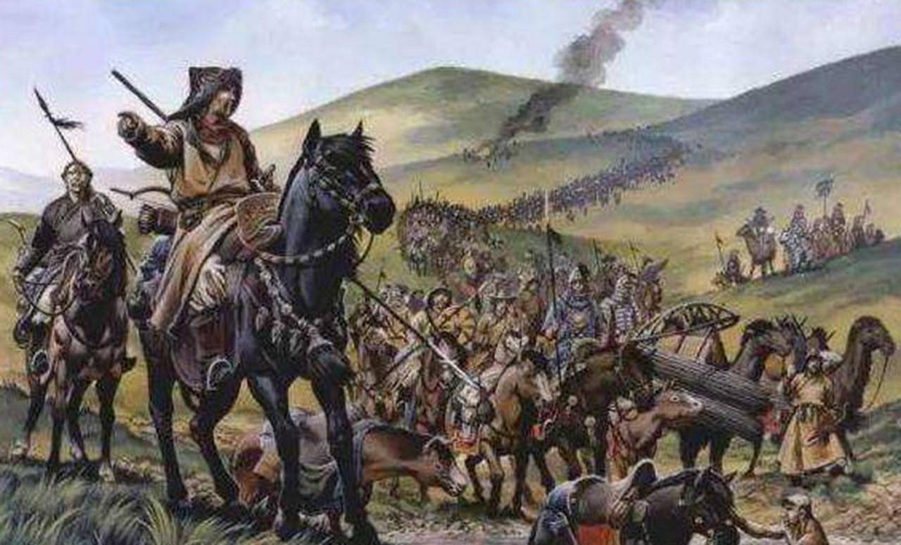 除了南迁的南匈奴外,西迁的北匈奴通过中亚,向欧洲入侵,欧洲历史上的