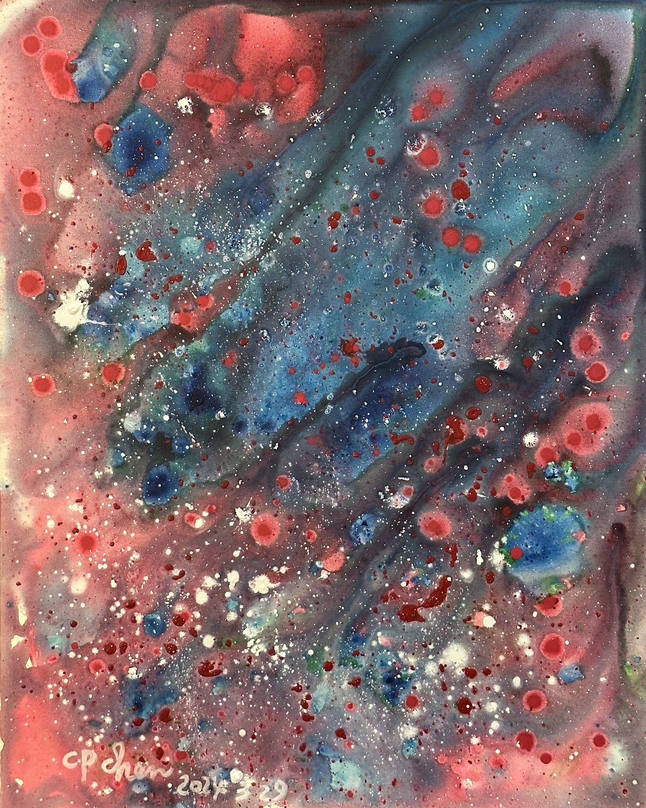 画布 acrylic paint 丙烯颜料 2024年farewell送别画布 acrylic paint