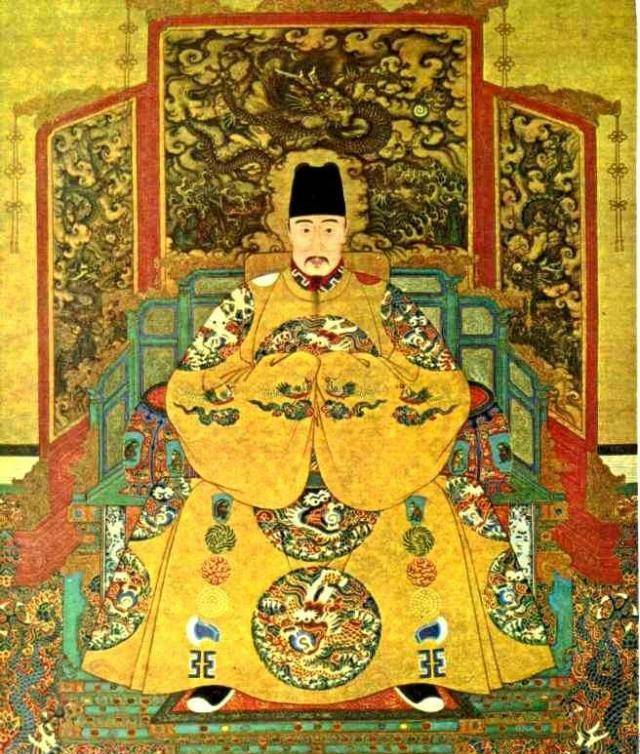 原创明朝皇帝画像一个比一个胖但都挺帅的