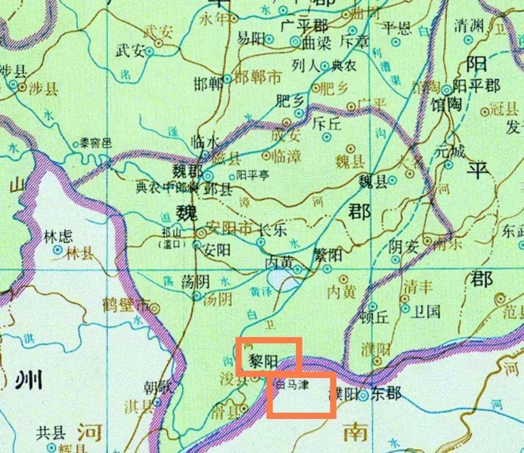 津(黎阳津)是邺城的南大门商族自盘庚迁殷以后,挟殷都山河地理之利,西