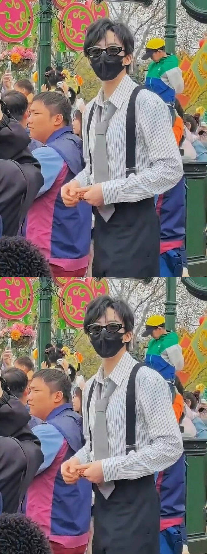 仔仔,太爱宁哥穿背带裤了,好突出身材优势啊,这1m9的身高这大长腿就应