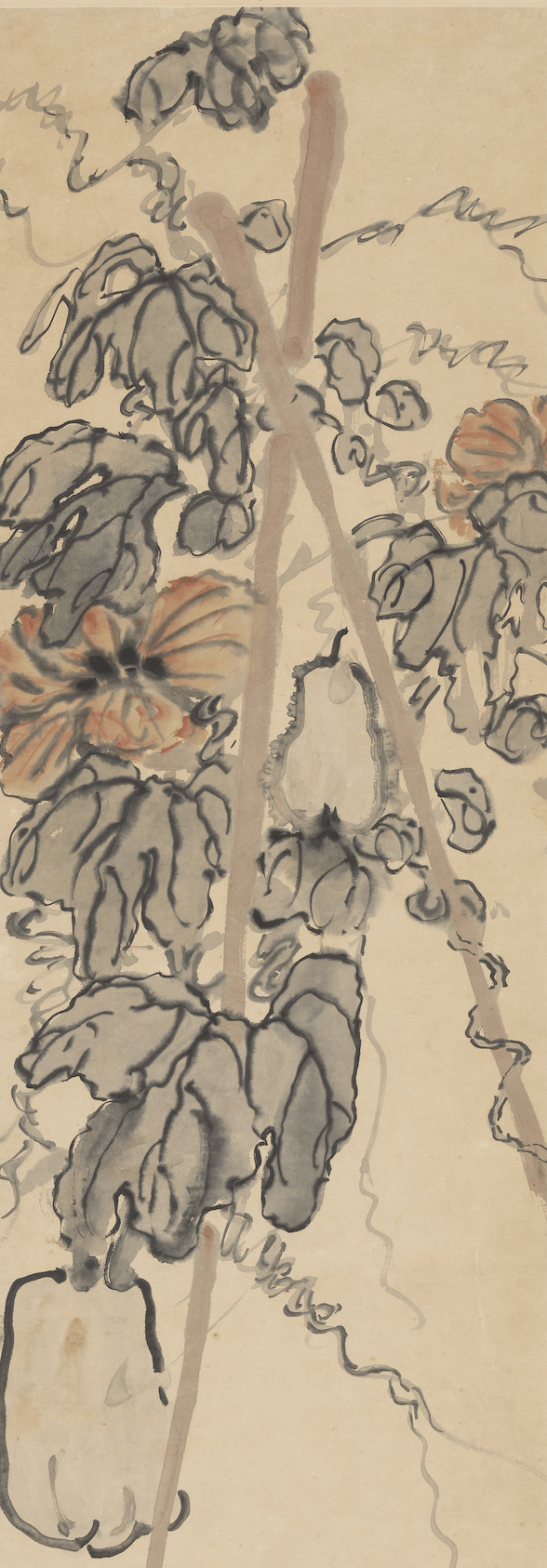 花果轴惊艳到这可是陈衡恪先生的杰作