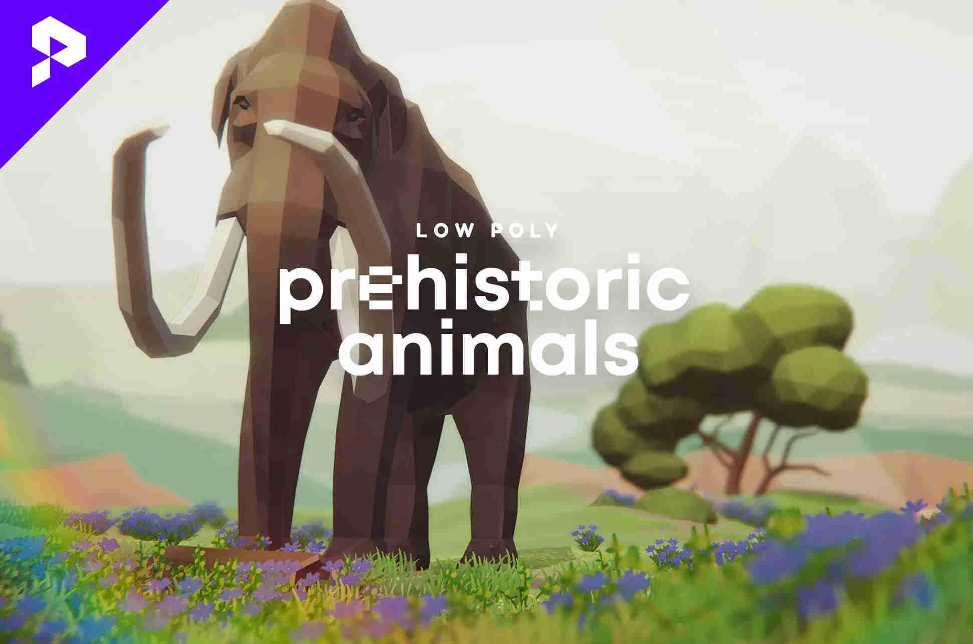 unity3dlowpolyanimatedprehistoricanimals13史前动物