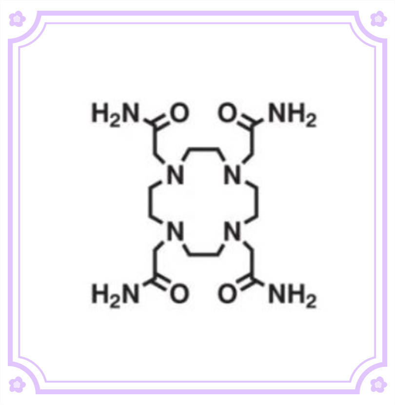 dotam含一个琥珀酰基和一个甲基,刚性和稳定性好_cyclo_试剂_分子结构