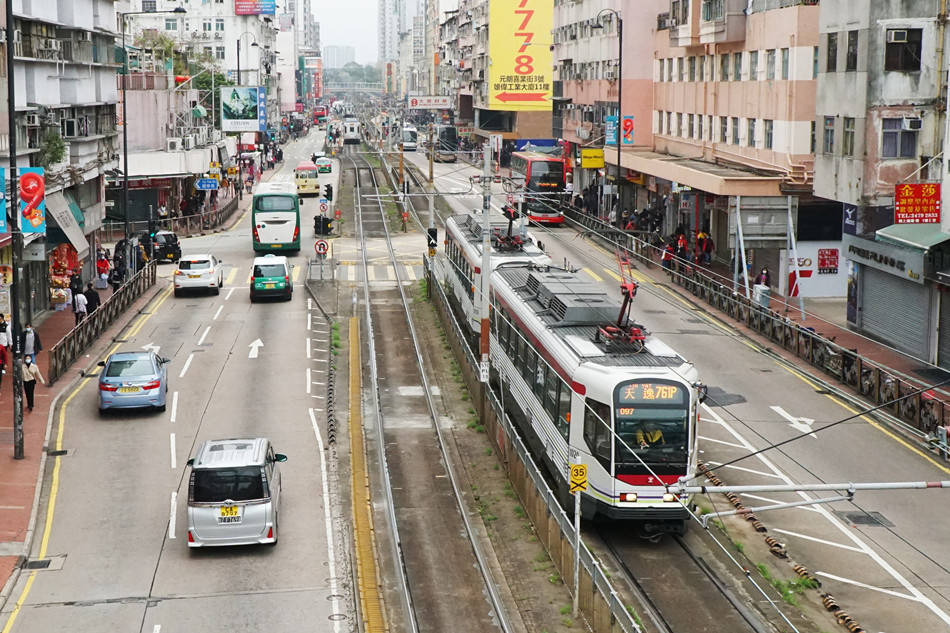 原创香港元朗坐落新界的一座珠三角的旧市镇