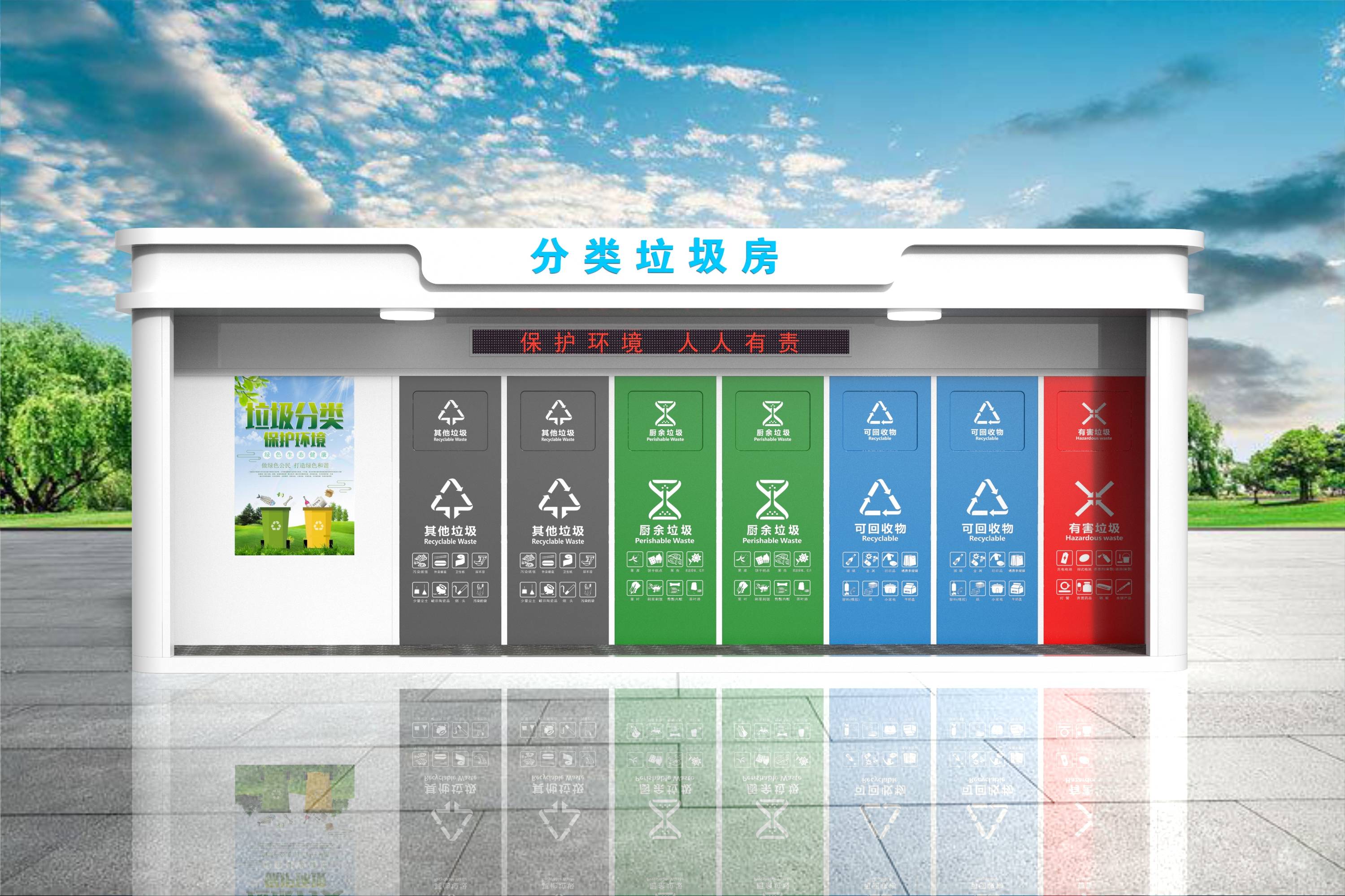 江苏华宇智能科技有限公司智能垃圾房的设计原理