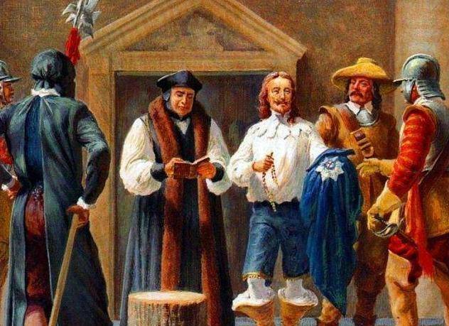 而能够决定查理一世命运的人,名为克伦威尔.