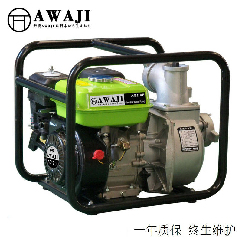 丹鹿3寸汽油机抽水泵ag3.0p 洒水车消防车配套抽水机