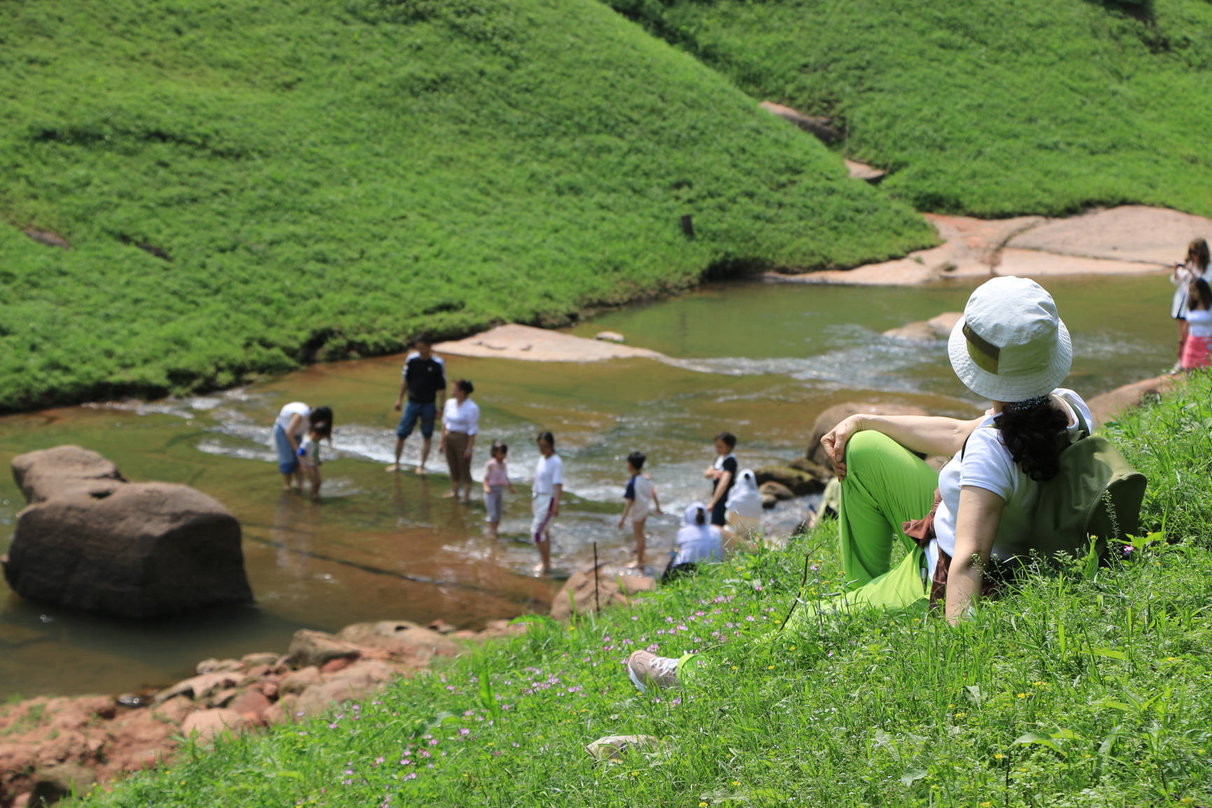 津彩村游清溪沟华盖山徒步行 零距离感受新时代"富春山居图"_江津