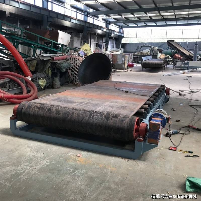 爬坡可移动传送带双槽钢装卸车皮带机大倾角裙边输送机