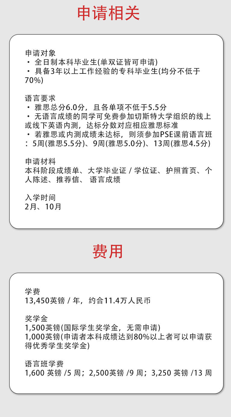 华学堂英国切斯特大学学历提升出国留学