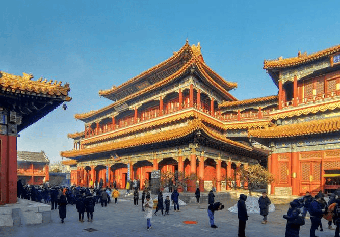 上午就去雍和宫 孔庙 国子监三个地方,看完5号线去灯市口,差不多晚饭