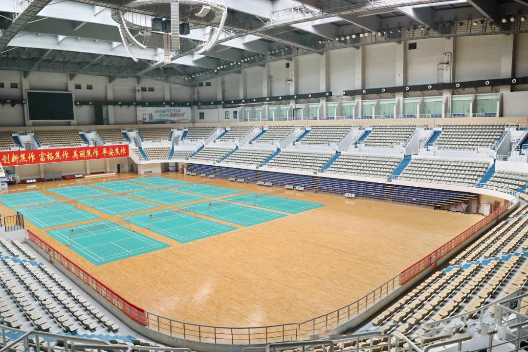 proso体育场馆工程案例河南焦作市太极体育中心高清线阵音响系统