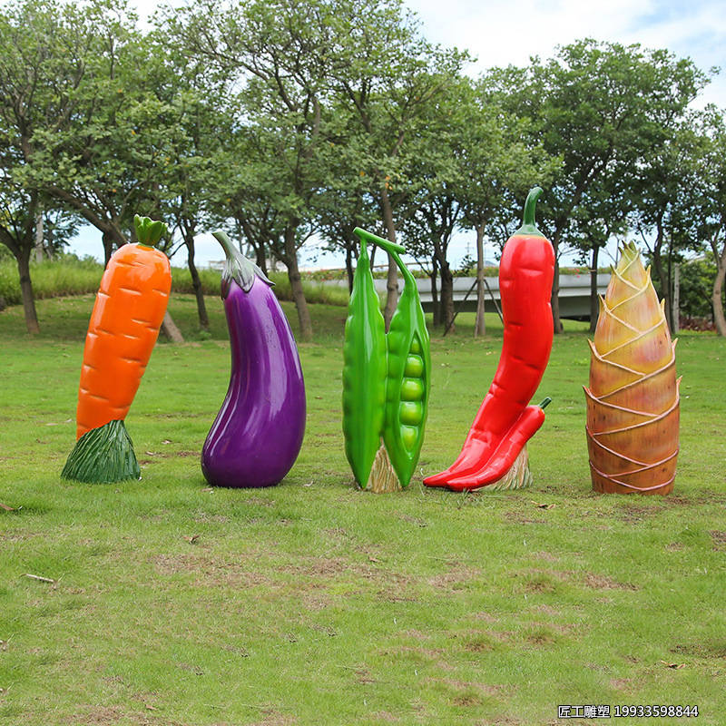 玻璃钢仿真果蔬造型雕塑 农场果园农产品摆件