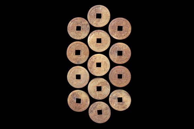 法门寺地宫出土的唐代"限量版纪念币":玳瑁开元通宝