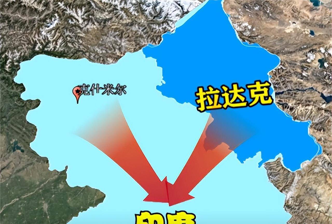 而西部的克什米尔,则是英国在印度和巴基斯坦独立后,遗留下
