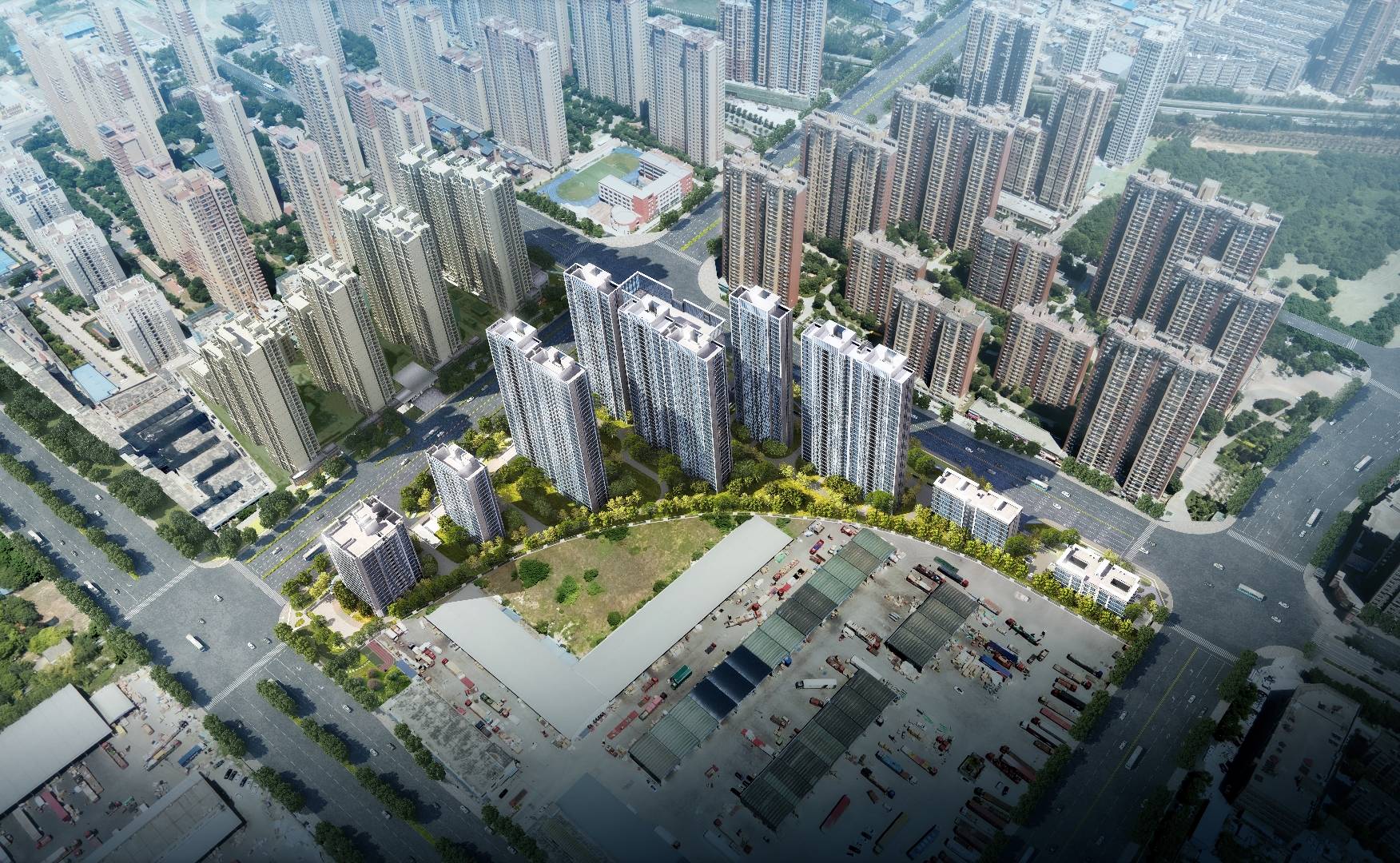#西安新房|领航悦峯-建面约67-133㎡-地址-实景图-刚需好房_生活_户型_购物广场