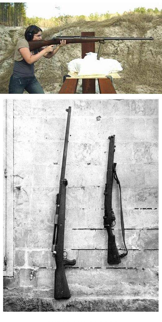 在性能上,毛瑟m1918实际就是m1898式步枪进行了放大,并没有很突出的