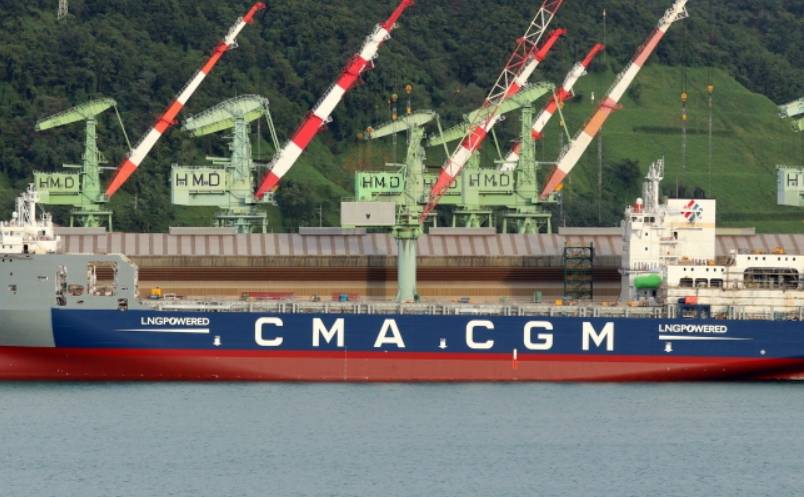 汉堡港口与物流股份公司接收达飞的最新款集装箱船