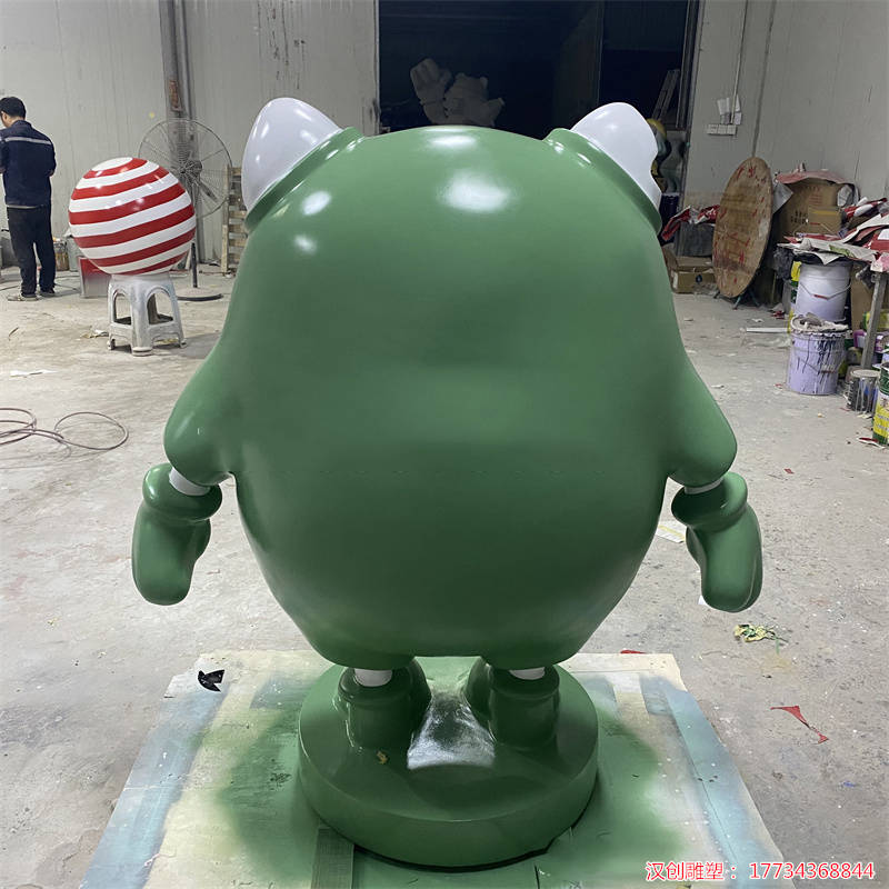 玻璃钢卡通ip形象雕塑 街边吉祥物装饰小品