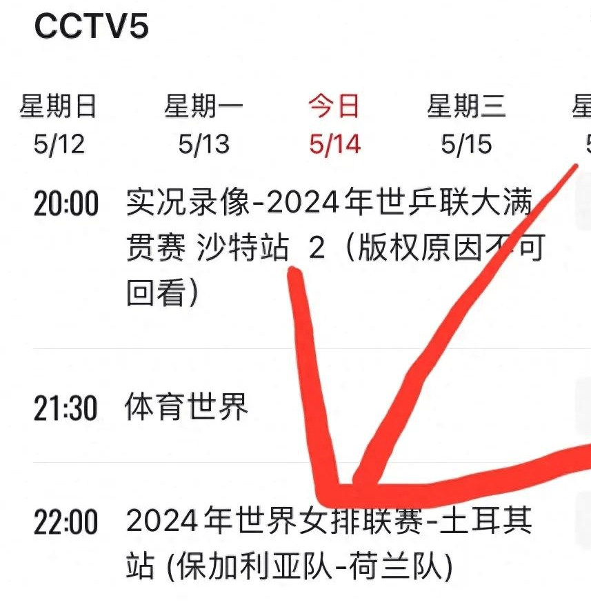 央视直播:cctv5,cctv5 女排世联赛今日节目预告(附赛程时间表)