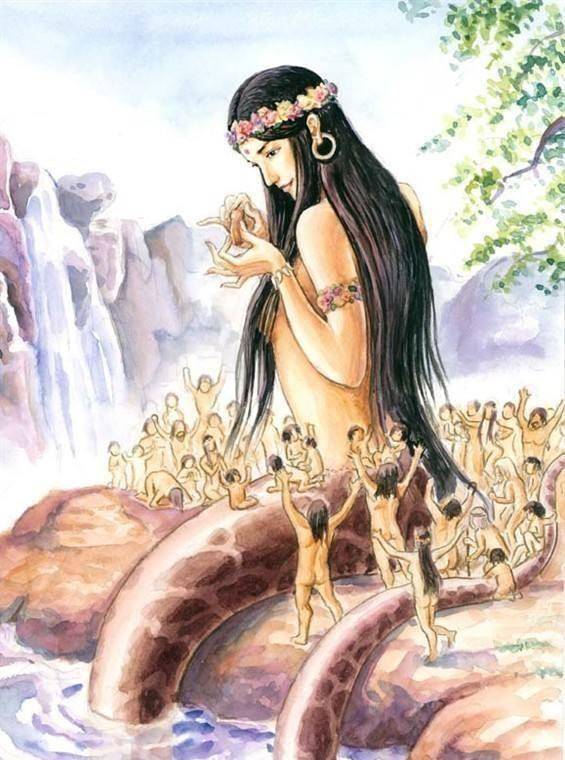 大劫难过后,太昊伏羲制八卦分九州,以龙记官,建立了中国远古第一个