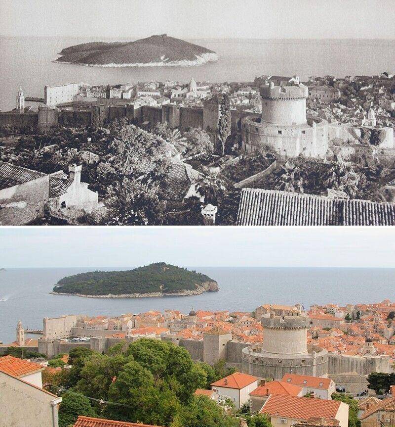 24张震撼的今昔对比照,100年前的世界是啥样?
