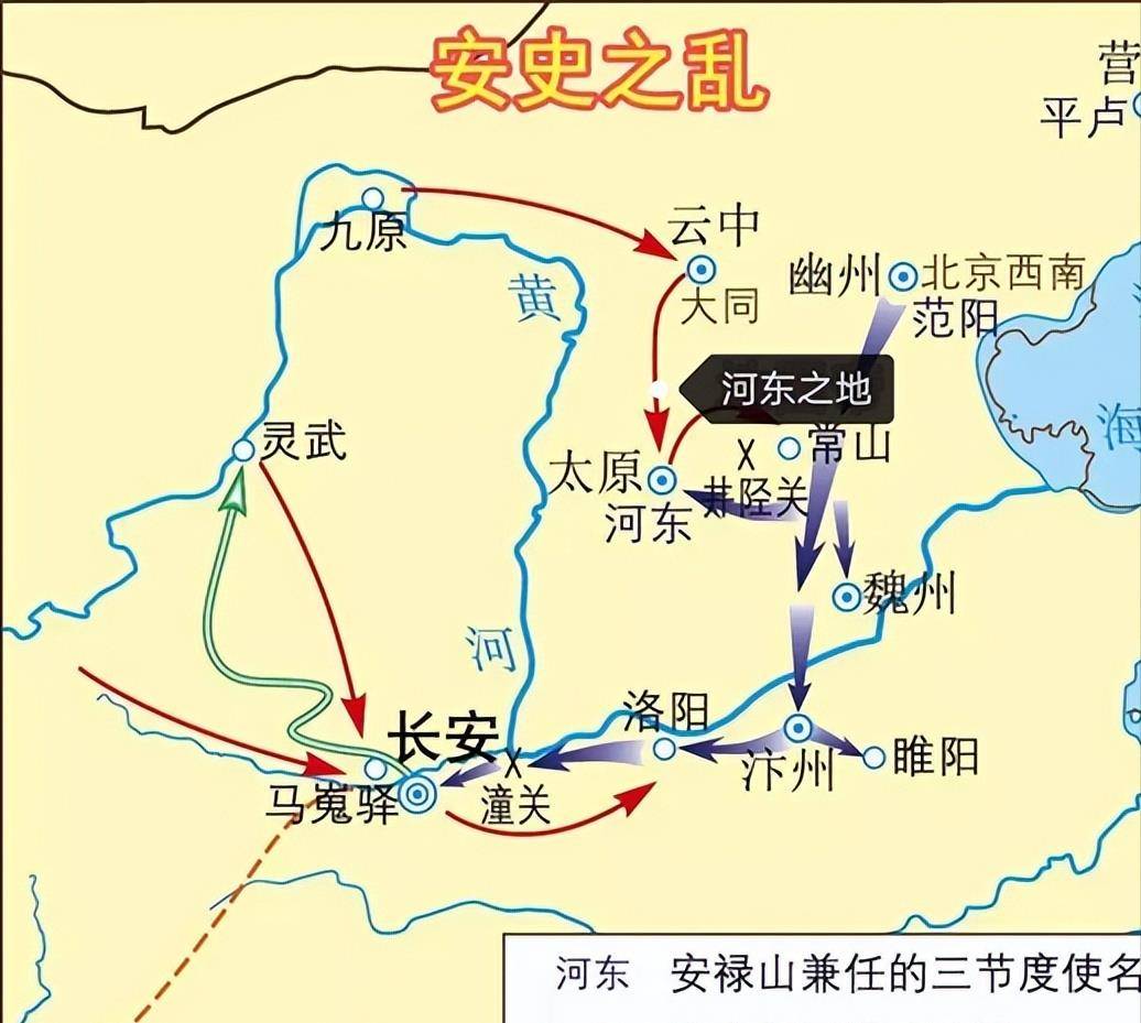 唐玄宗入四川路线图图片