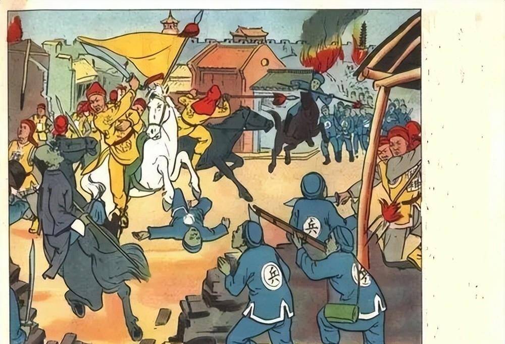 北伐战争图片漫画图片