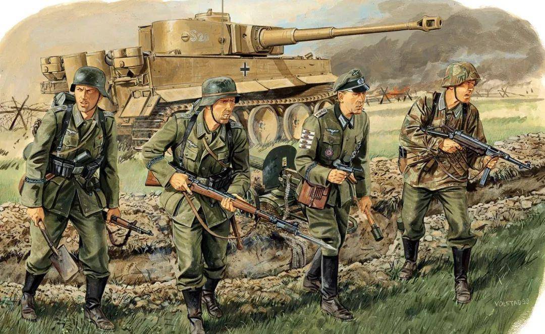 第二次世界大战中德国王牌部队大德意志装甲师