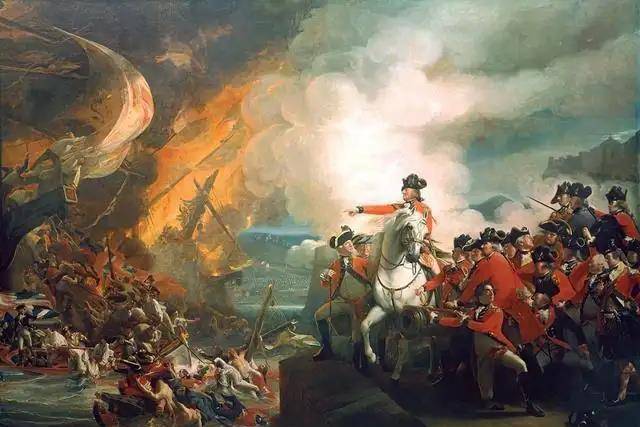 原来拿破仑逃出了流放地,建立了所谓的百日王朝,英国只好将兵力抽调