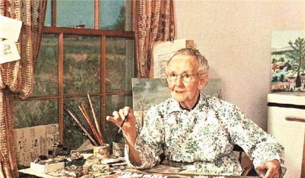 此女12岁当女佣,76岁学画,94岁成世界知名画家_摩西_奶奶_人生