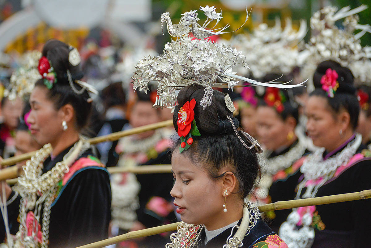 台江姊妹节,苗族盛装巡游,一场难得的文化和视觉盛宴_节日_地方_县城