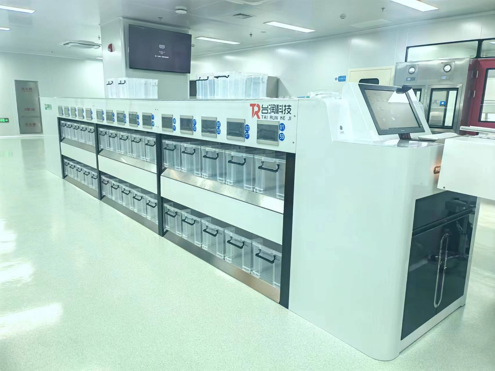 台润智能科技静配中心智能设备进入南通大学附属医院