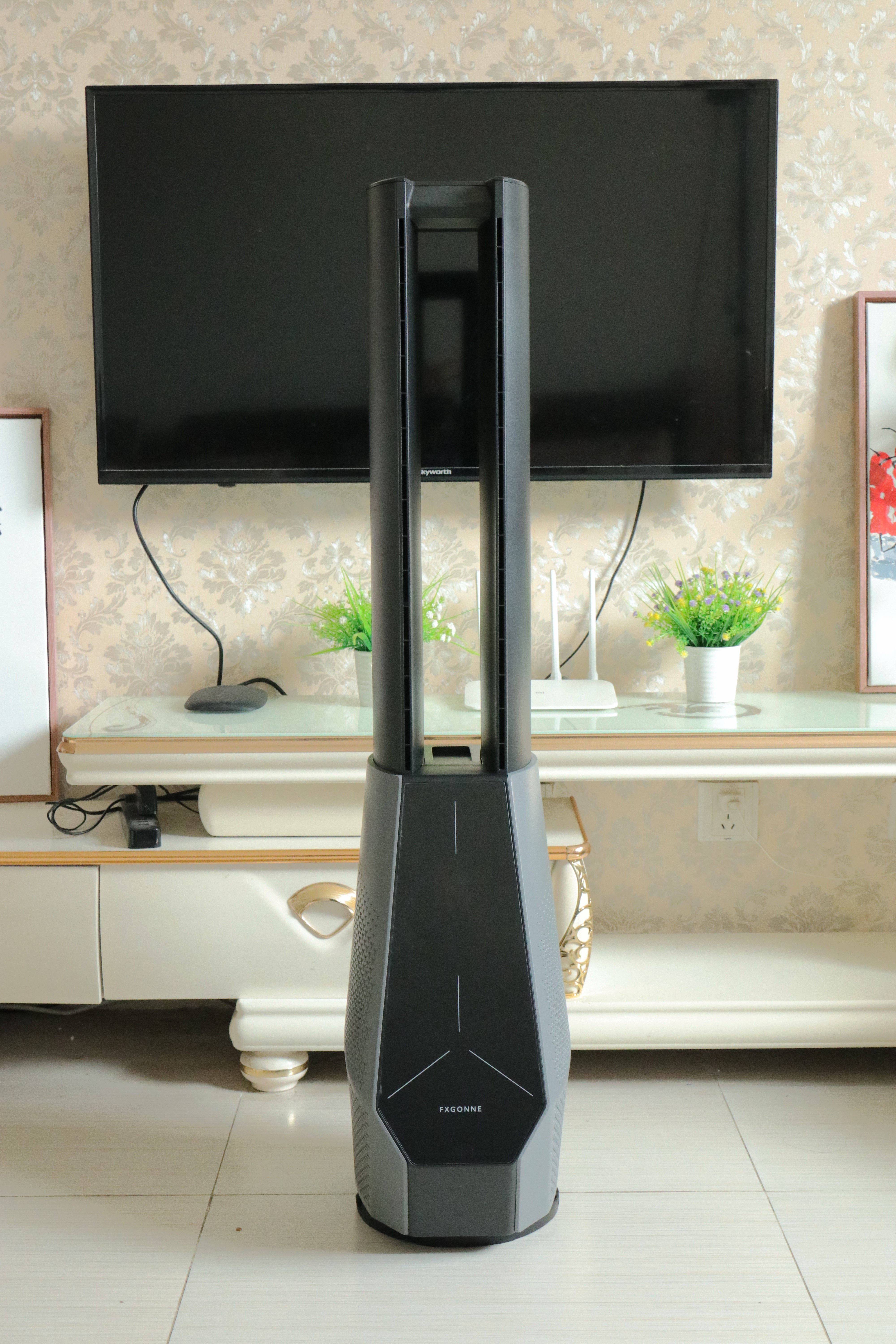 宫菱无叶风扇体验：自带医护级空气过滤净化，双倍凉爽超静音